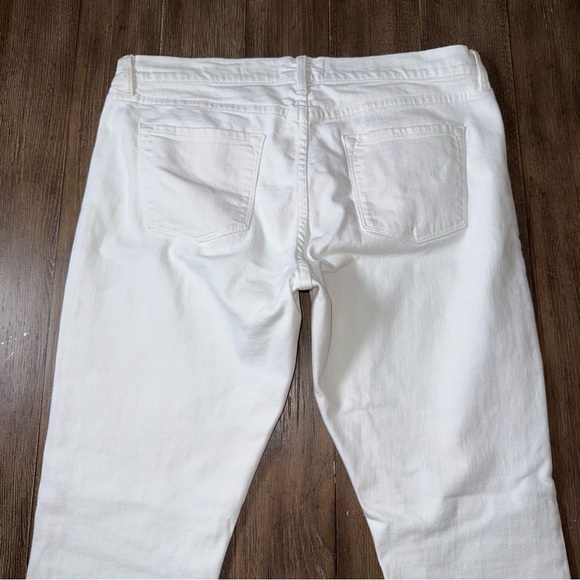 Frame Le Garcon Jeans Mid rise White Boyfriend - Picture 12 of 14